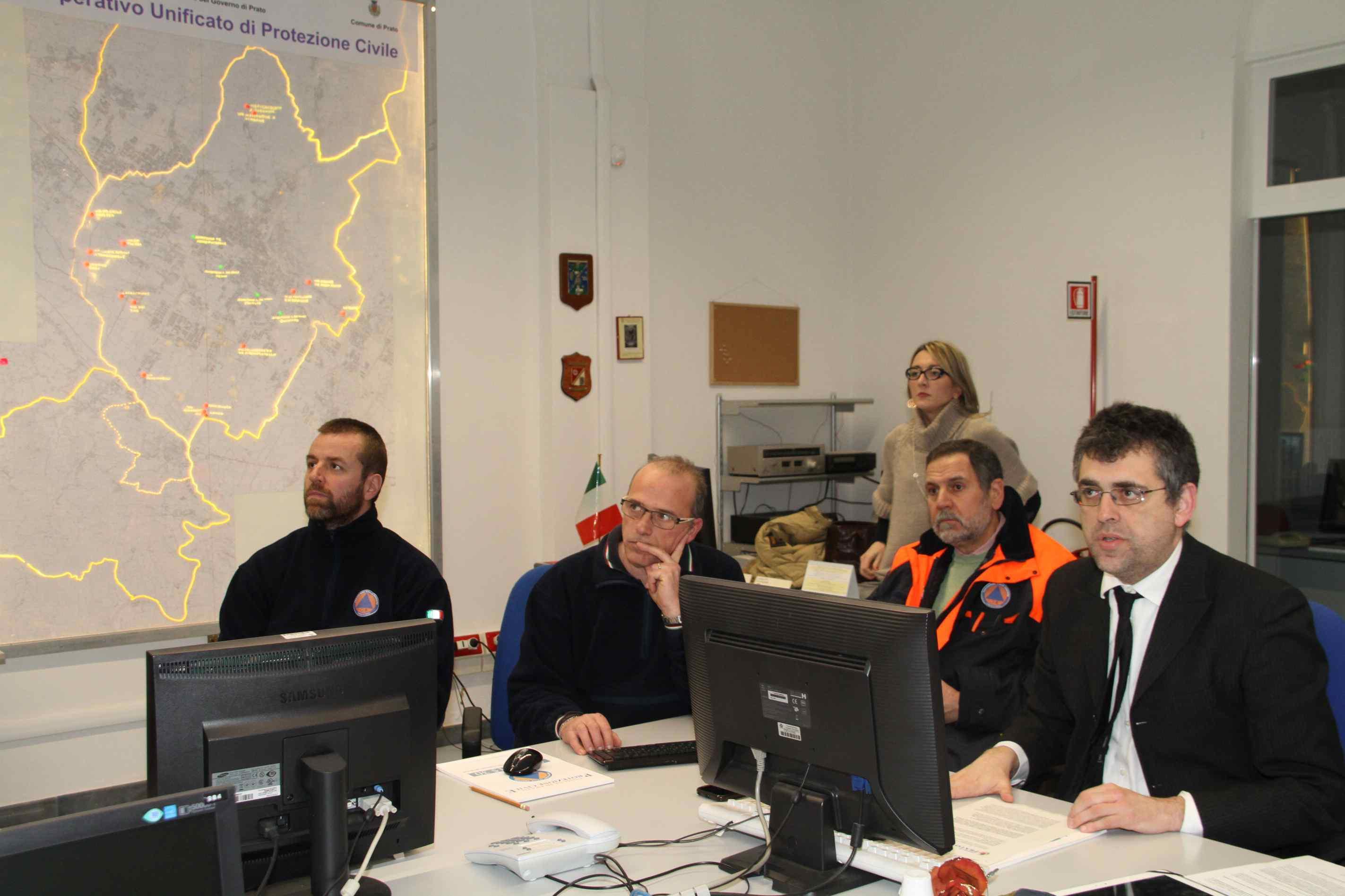 La presentazione dell'iniziativa nella Sala della protezione civile (foto Batavia)
