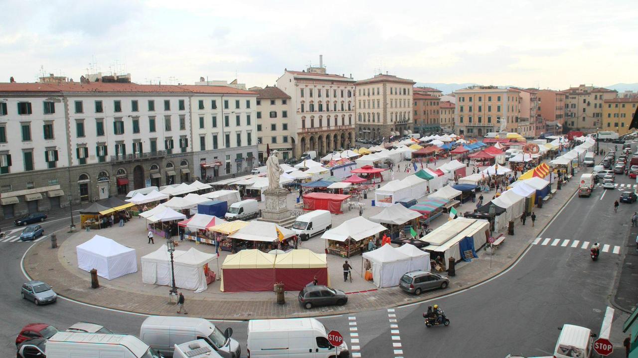 Piazza della Repubblica vista dall'alto