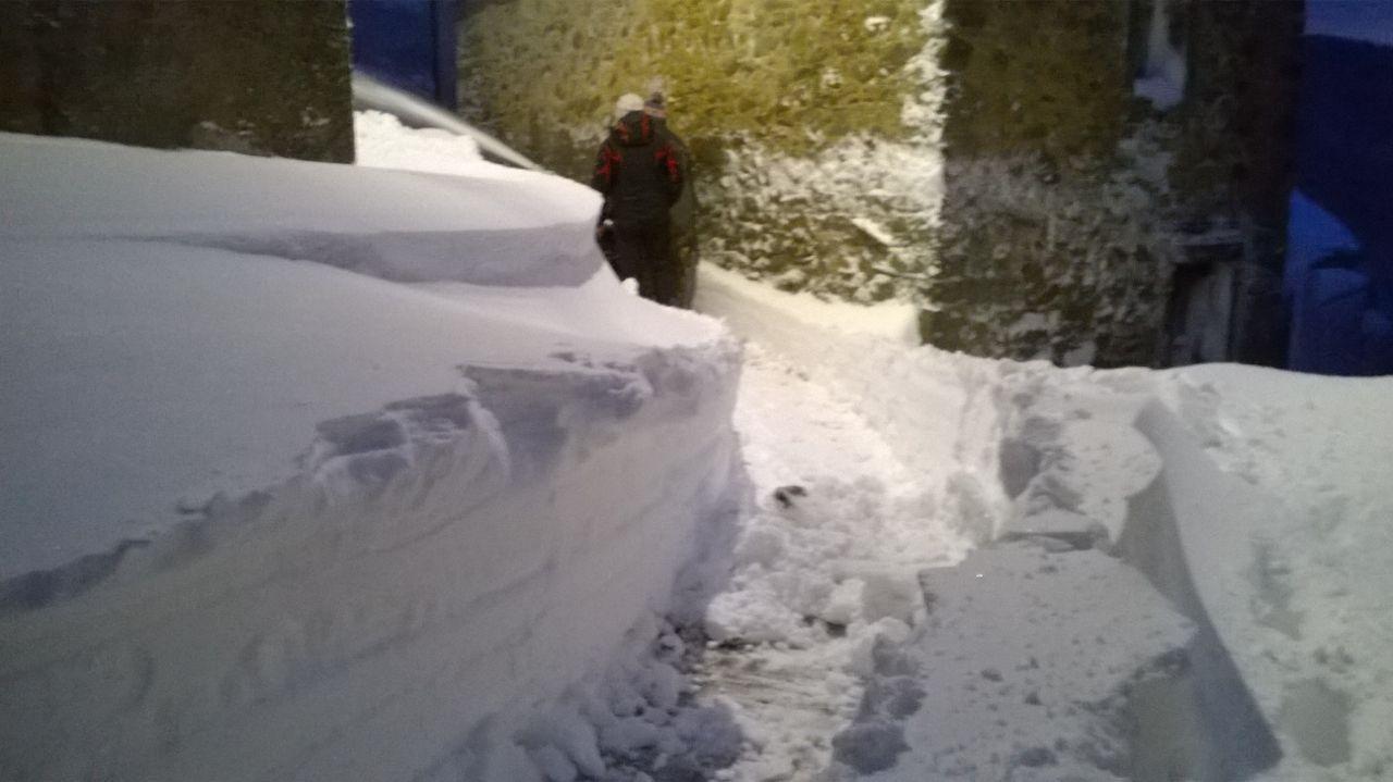 Un metro di neve a Sassalbo