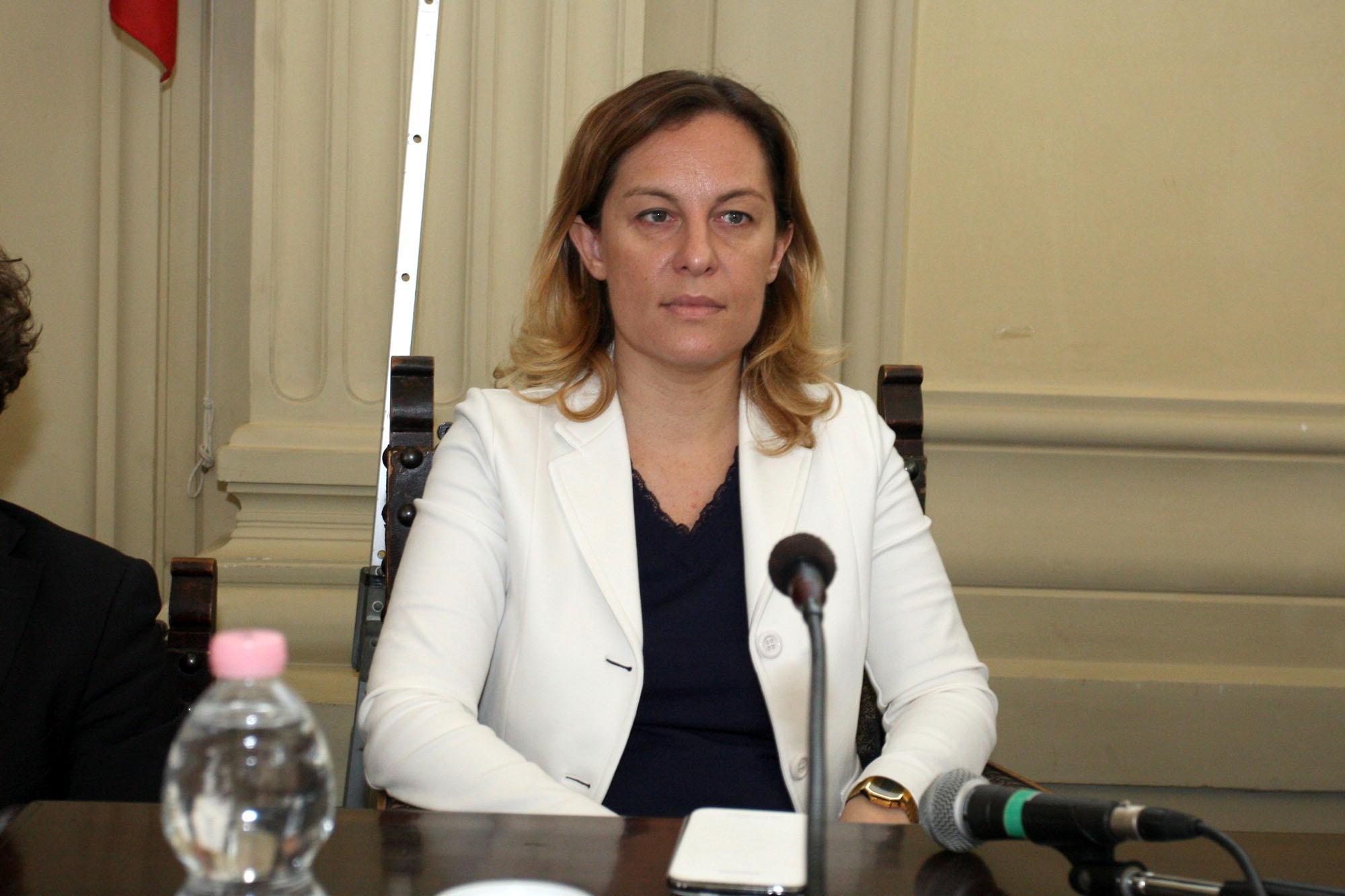La presidente della Provincia Federica Fratoni (foto Gori)