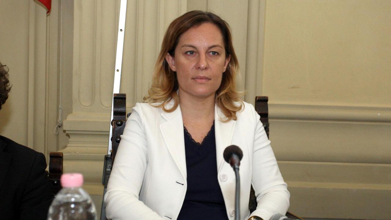 La presidente della Provincia Federica Fratoni (foto Gori)