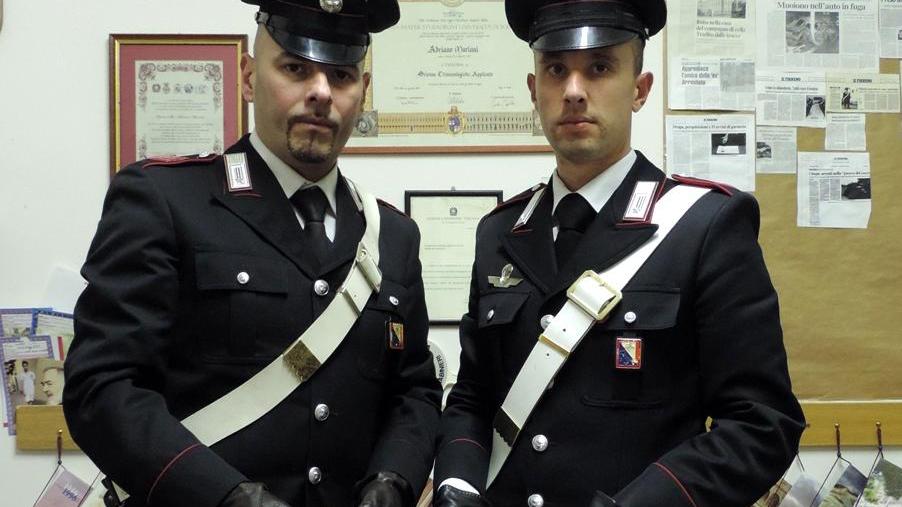 La droga sequestrata dai carabinieri