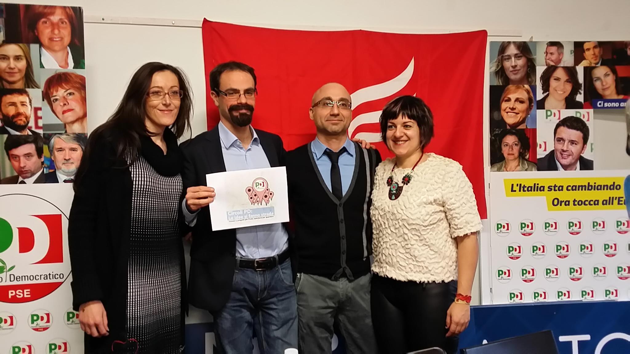Elena Bartolozzi, Gabriele Bosi, Marco Sapia e Linda Pieragnoli
