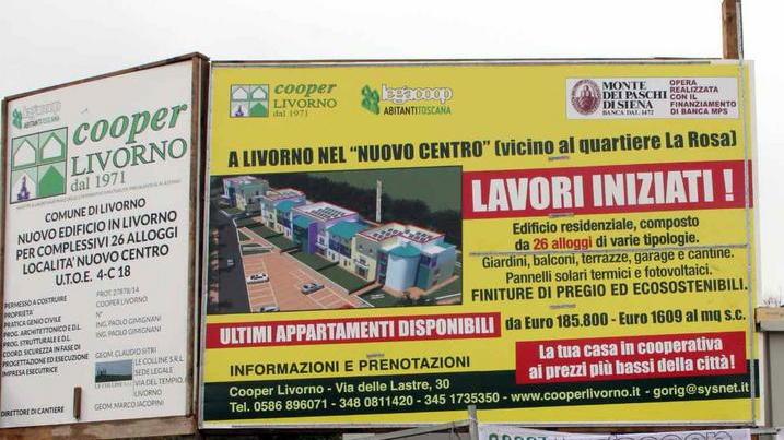 I futuri proprietari al via del cantiere