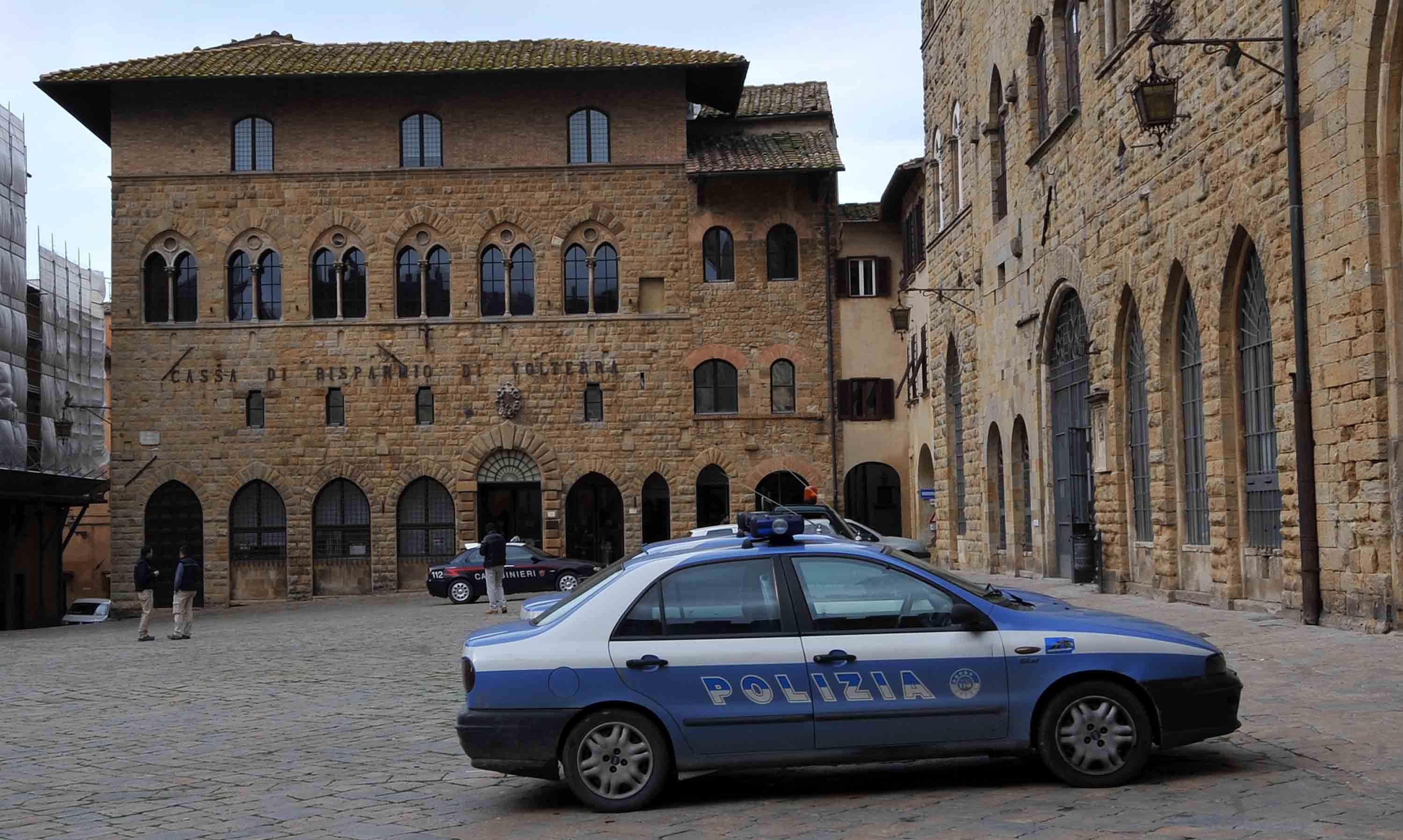 Il commissariato di Volterra (foto d'archivio)