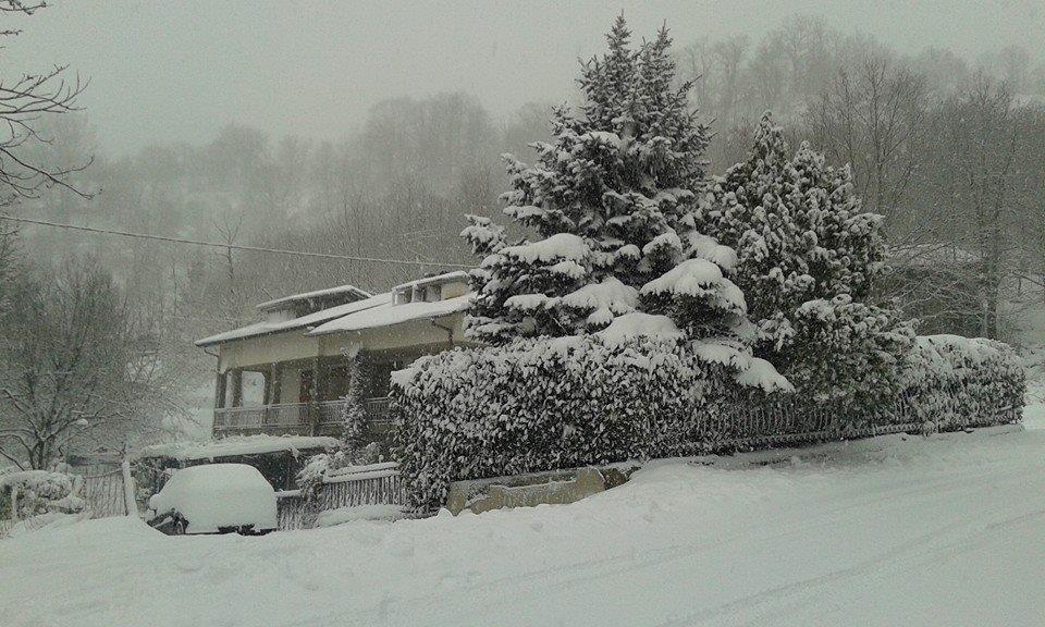La nevicata a Comano