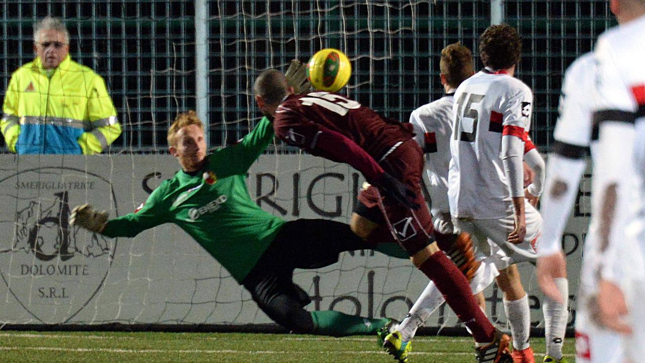 Il secondo gol di Libertazzi (foto Franco Silvi)