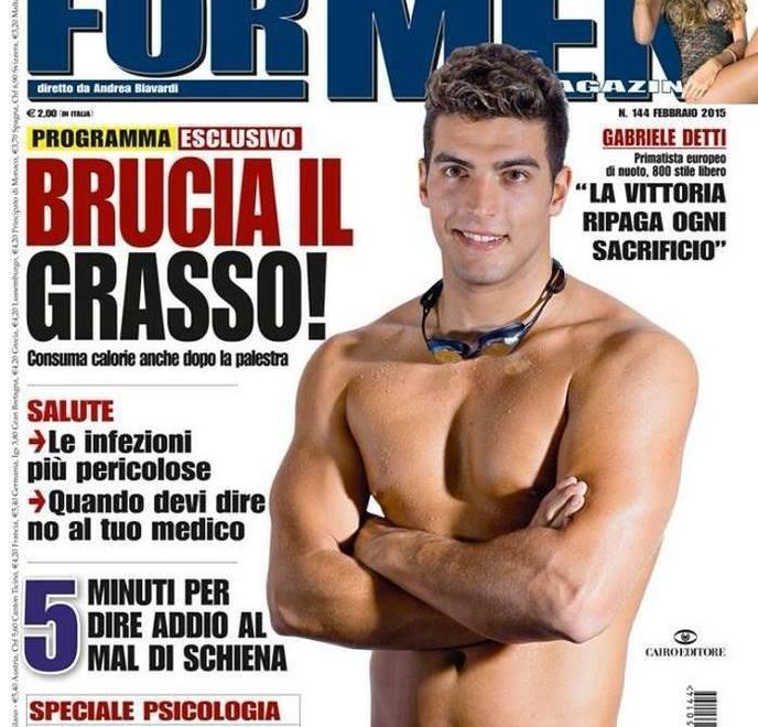 Detti, proprio uno da copertina Il livornese scelto da “For men”
