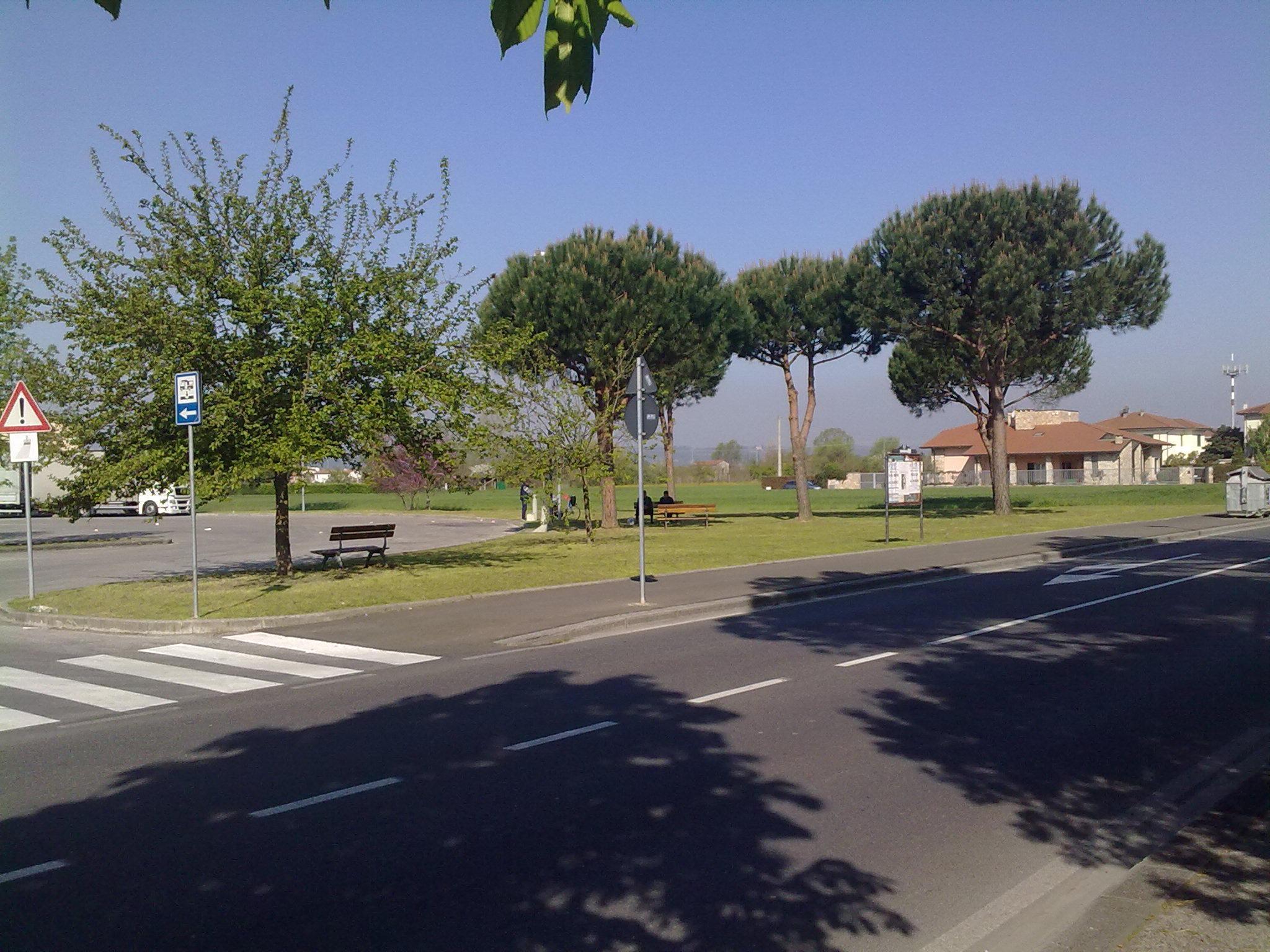 La zona di piazza Pertini a Fucecchio