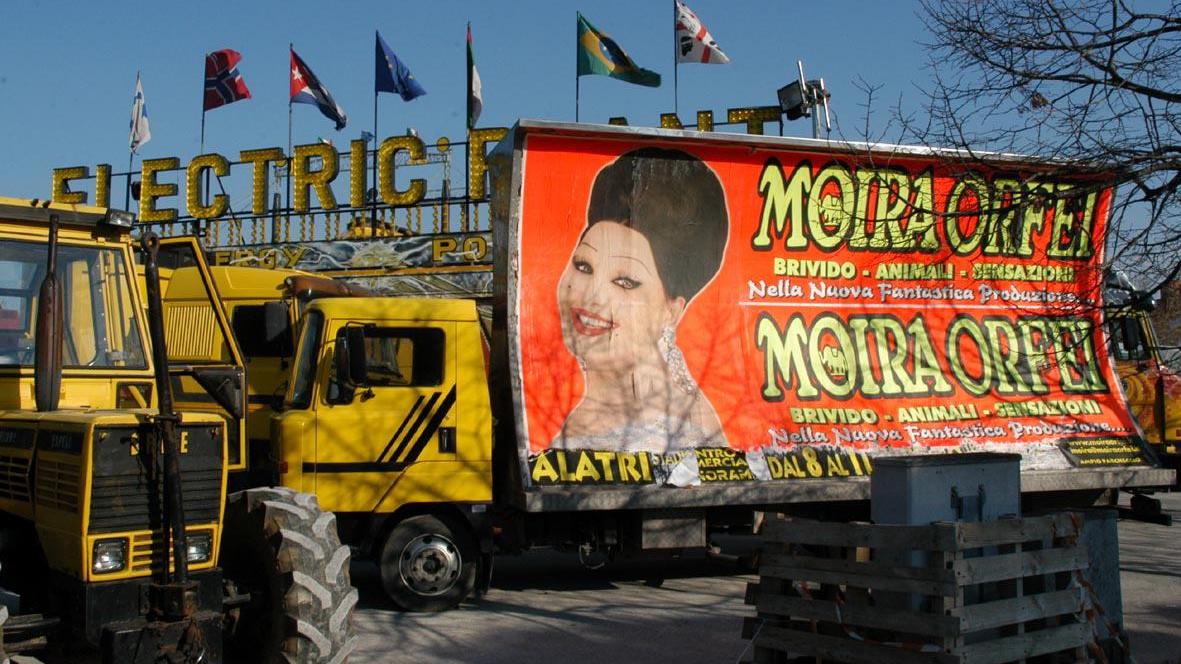 Il circo di Moira Orfei in arrivo a Stagno