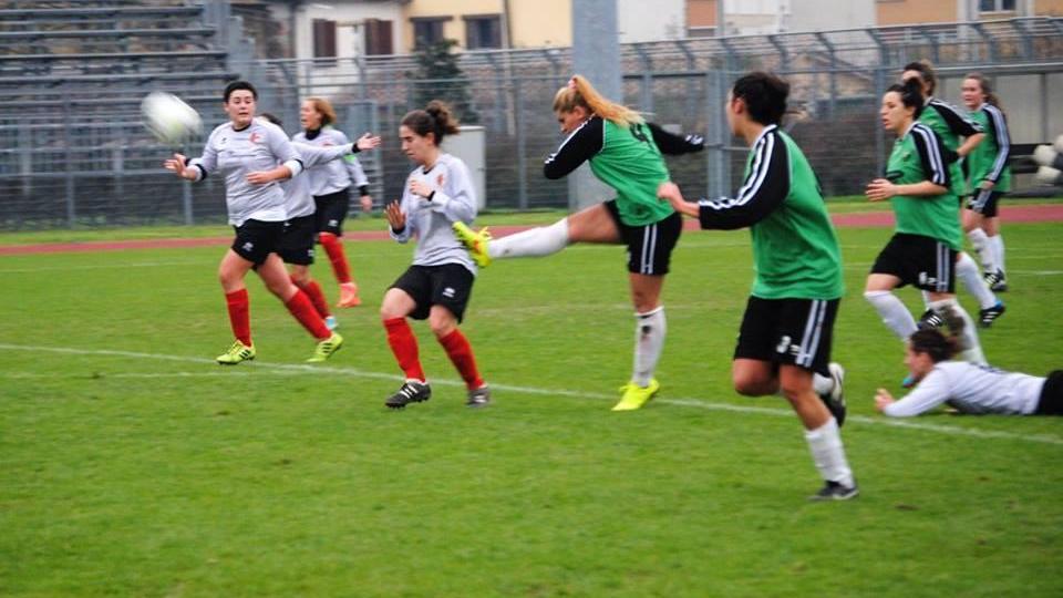 Un'azione difensiva della Real Aglianese