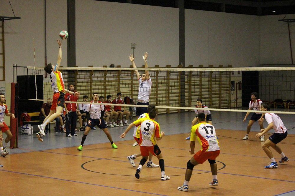 Volley Prato in attacco in una gara di questa stagione