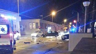 L'incidente fra via Valentini e via Baldanzi
