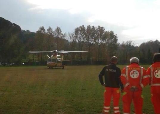 Pegaso atterra durante l’incontro 