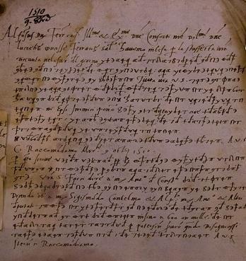 Alfonso rispose alla sua Lucrezia in codice cifrato 