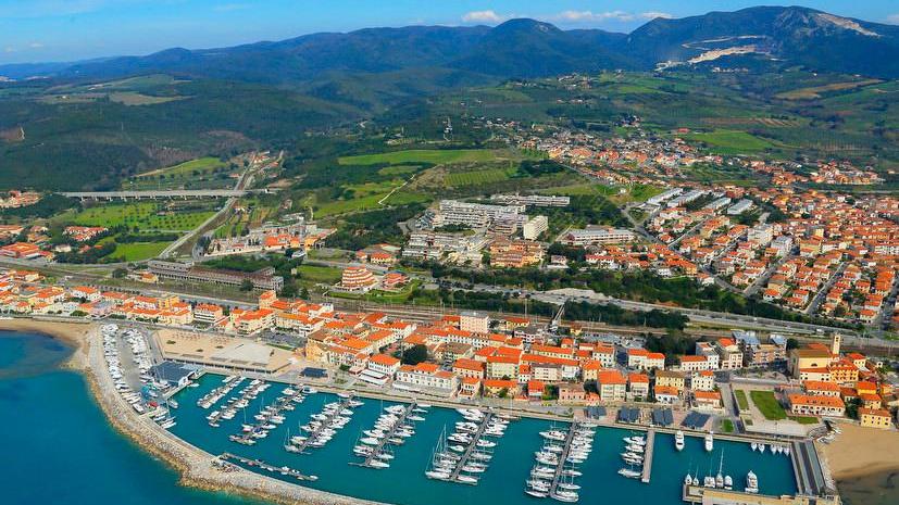Una veduta dall'alto di San Vincenzo