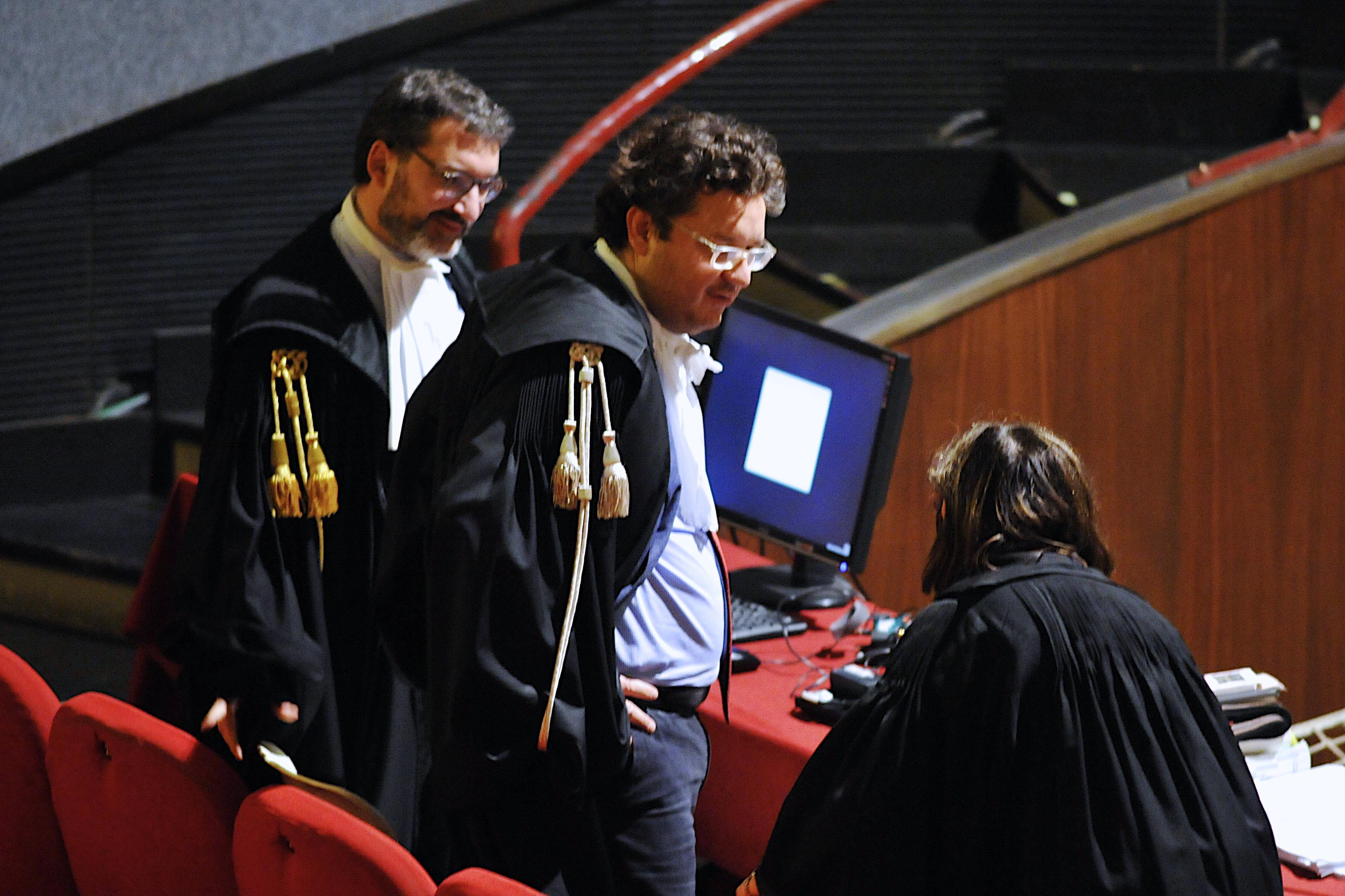 I pubblici ministeri al processo (foto Bf)