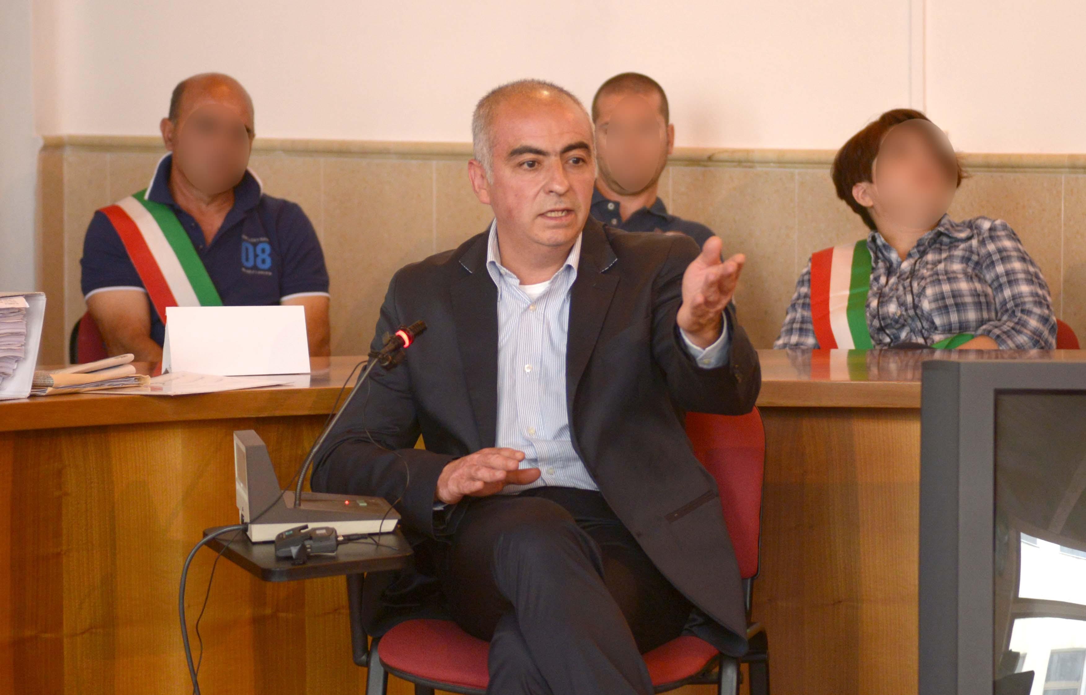 Francesco Rocca durante il processo per l'omicidio della moglie