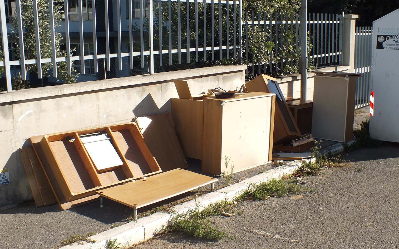 Una discarica abusiva a Piombino