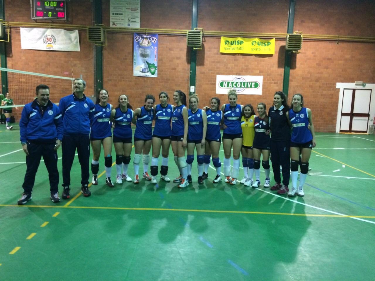 La formazione Under 18 dell'Enegan Monsummano campione provinciale 2014-15