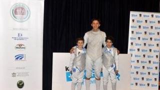 I vicecampioni d'Italia del fioretto degli Allievi della Scherma Agliana