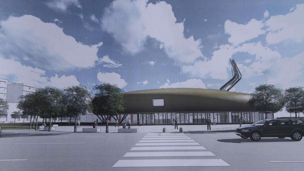 Il rendering del futuro museo Pecci di Prato