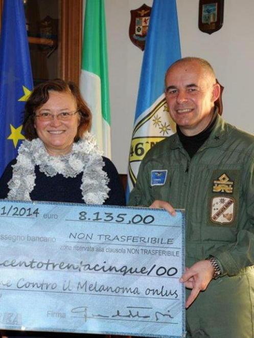 Aeronautica contro il melanoma 