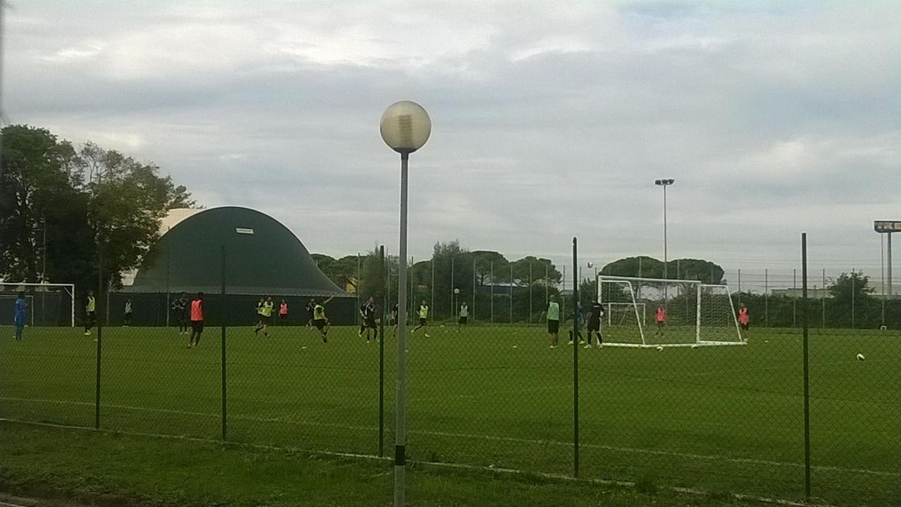 I nerazzurri al lavoro