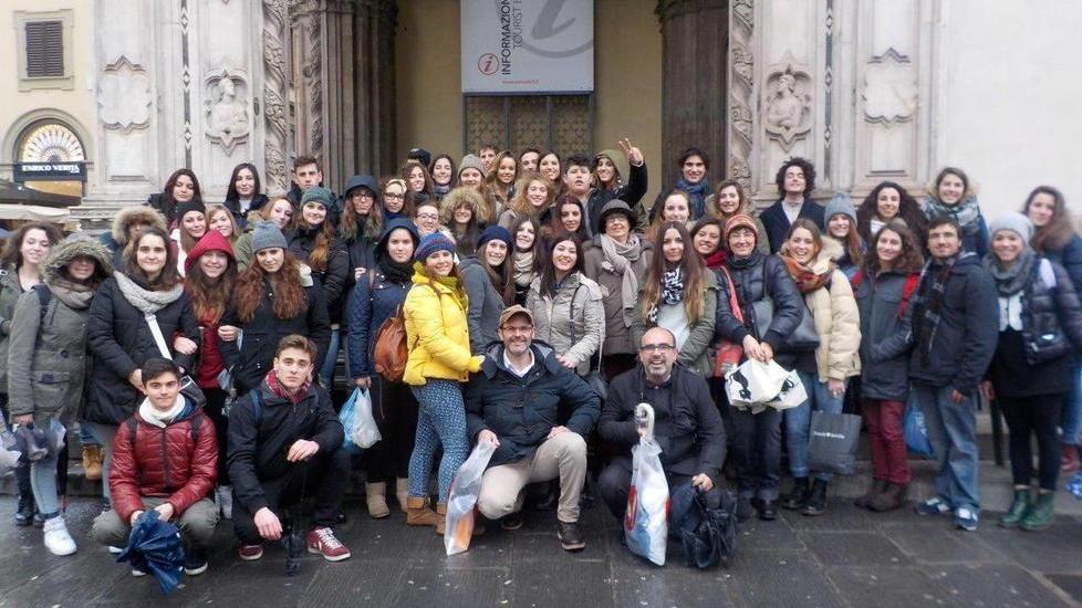 I ragazzi del Fermi a lezione in Spagna