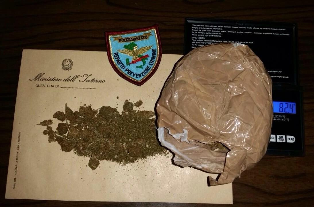 La droga sequestrata