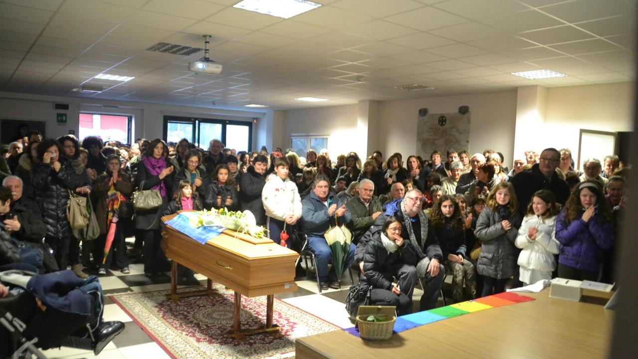 La cerimonia per Fabio Lucchesi alla Croce Verde