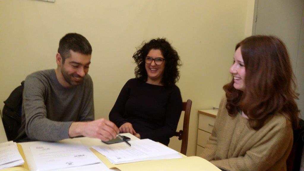 Il gruppo 5 Stelle in consiglio, da sinistra Gabriele Capasso, Mariangela Verdolini e Silvia La Vita