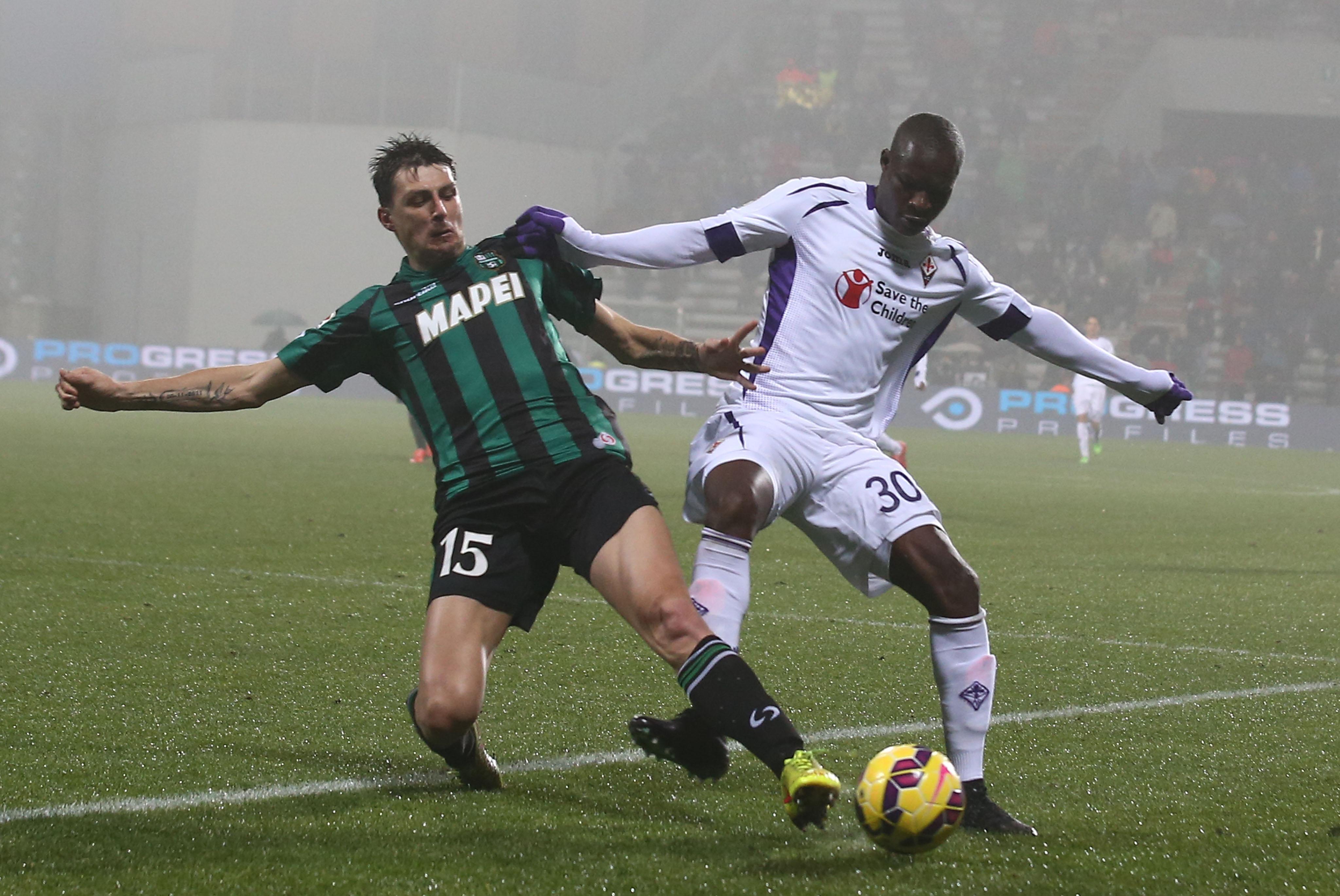 Sassuolo netta sconfitta con la Fiorentina