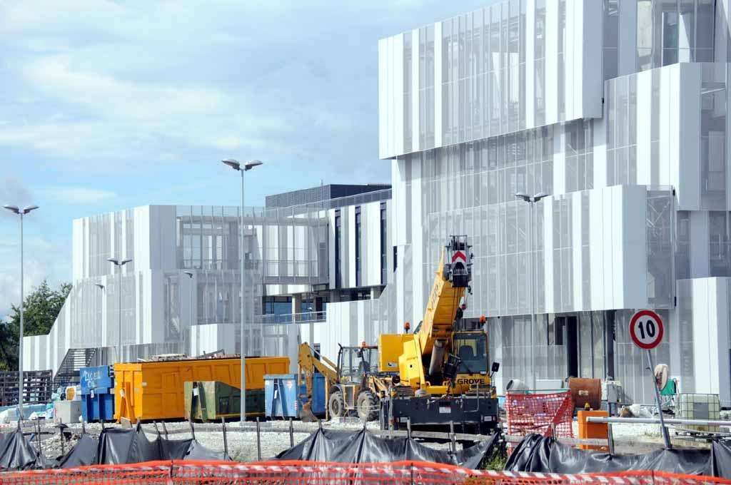 Il cantiere per il nuovo ospedale a Massa