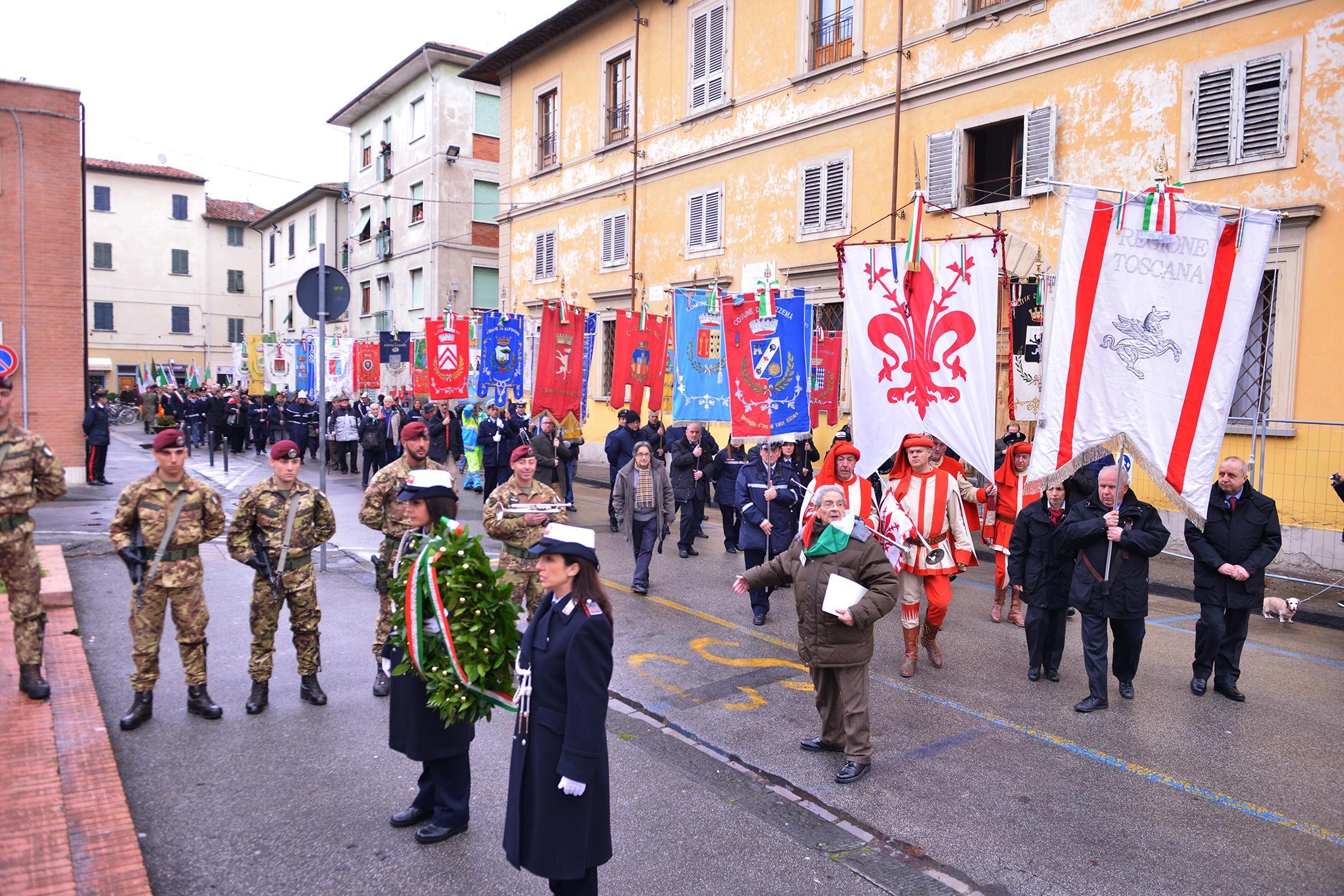 La cerimonia a Empoli per i volontari della Liberazione 