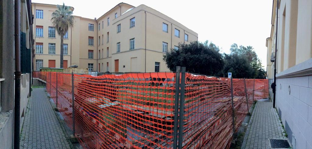 Il secondo padiglione: i lavori di ristrutturazione sono terminati nel 2011 ma non è mai stato aperto