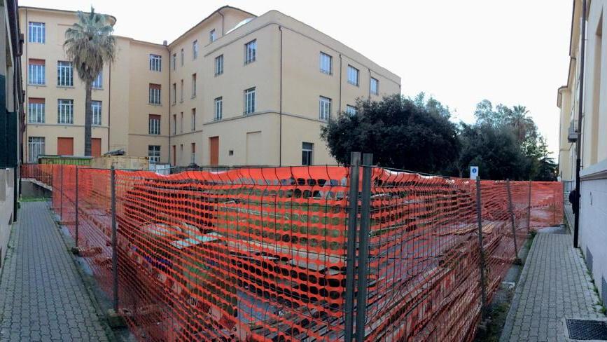 Il secondo padiglione: i lavori di ristrutturazione sono terminati nel 2011 ma non è mai stato aperto