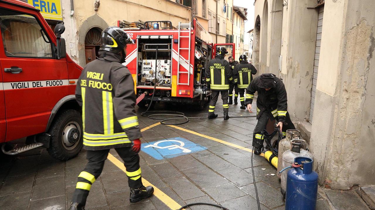 Un intervento dei vigili del fuoco (foto d'archivio)