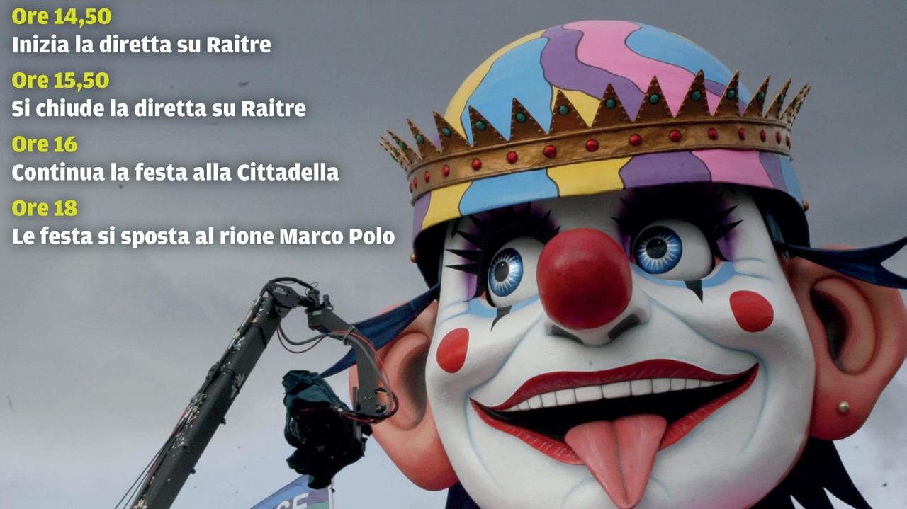 Carnevale di Viareggio: la diretta Rai si sposta alla Cittadella