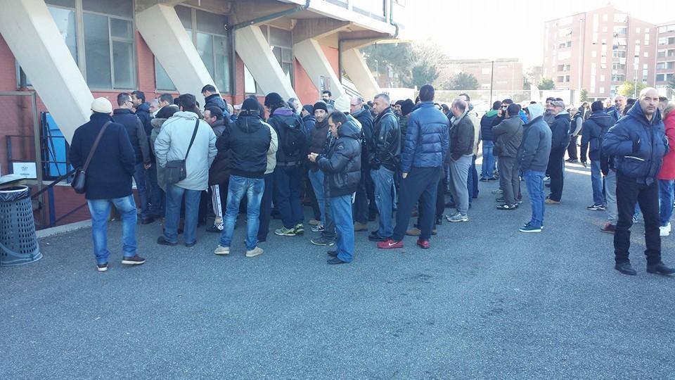 Nella foto i partecipanti all'ultima selezione Aamps per autisti