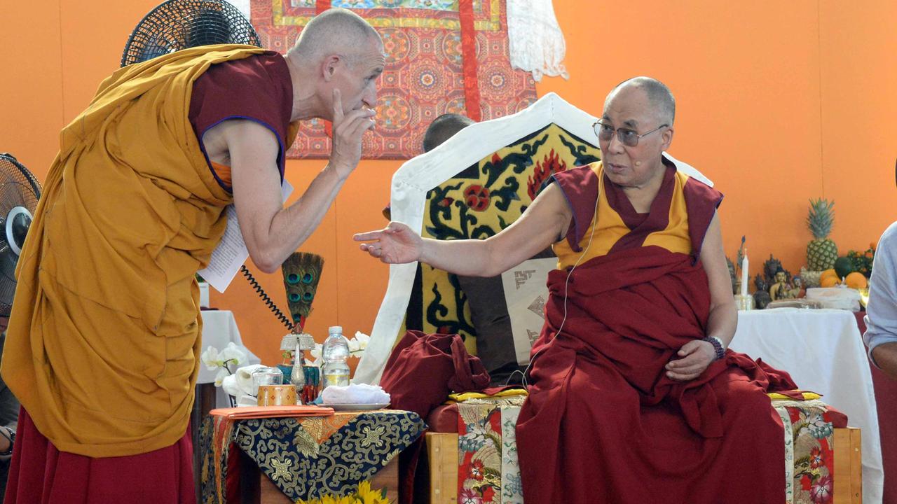 La visita del Dalai Lama a Pomaia nel giugno 2014