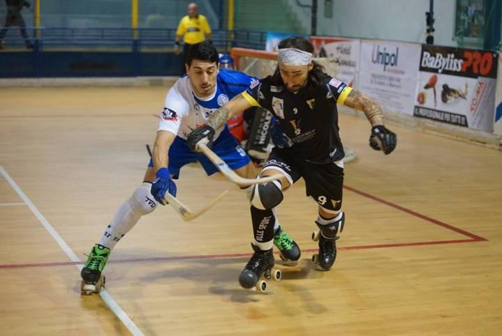 Alessandro Bertolucci nel match contro il Trissino (foto Gabriele Baldi)