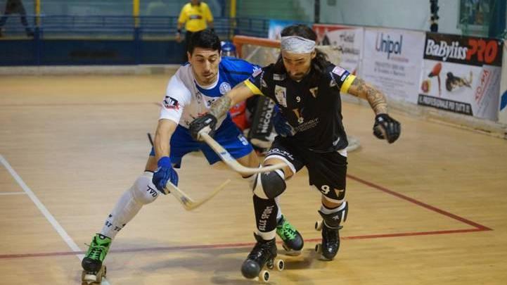 Alessandro Bertolucci nel match contro il Trissino (foto Gabriele Baldi)