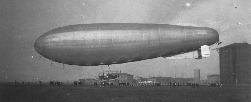 La mostra sui dirigibili di guerra esposta fino a sabato