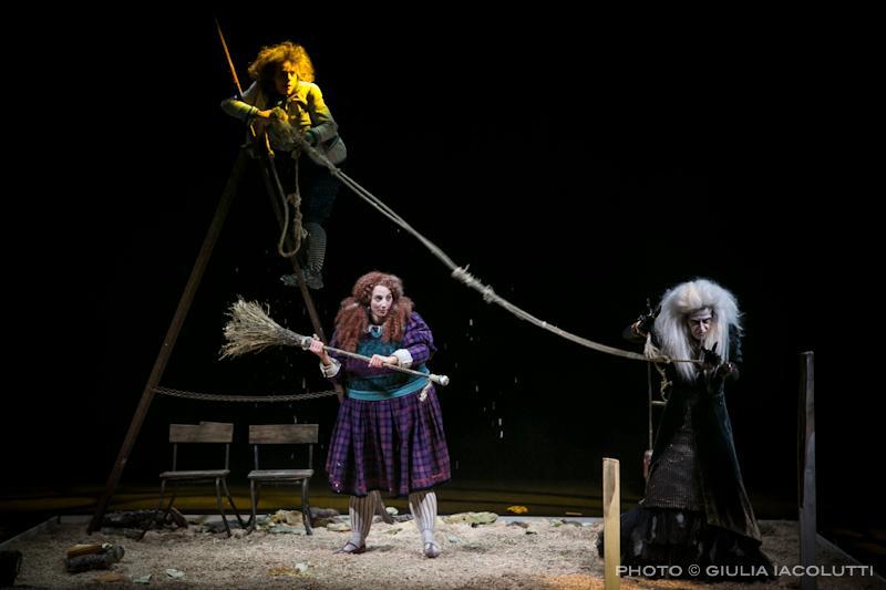 Una scena di Hansel e Gretel