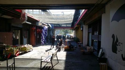 E' il "passage", la galleria dei tazebao, tra via Filzi e via Pistoiese