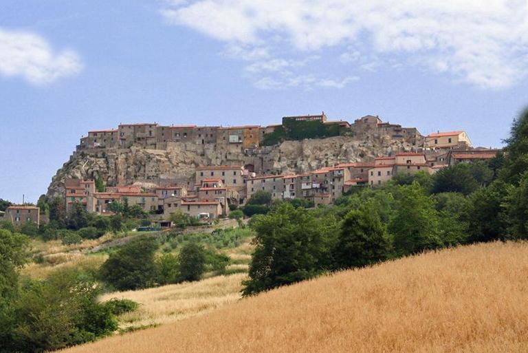 Una veduta di Roccastrada