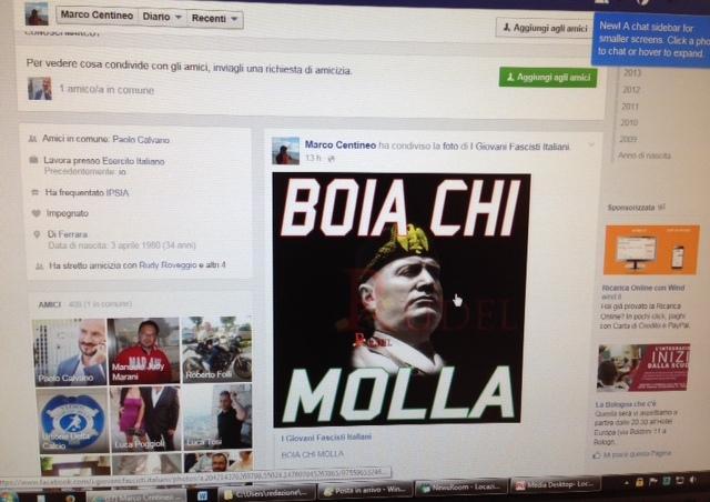 «Via la bandiera dell’Anpi dal municipio di Ostellato» 