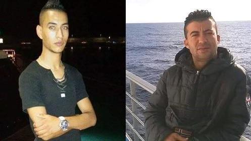 i due tunisini dispersi. A sinistra Bechir Jawher, a destra Hedi Chemkhi
