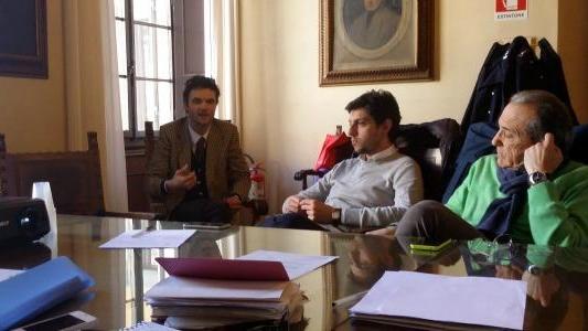 In commissione terza si è parlato di sicurezza, da sinistra Biffoni, Longo e Milone